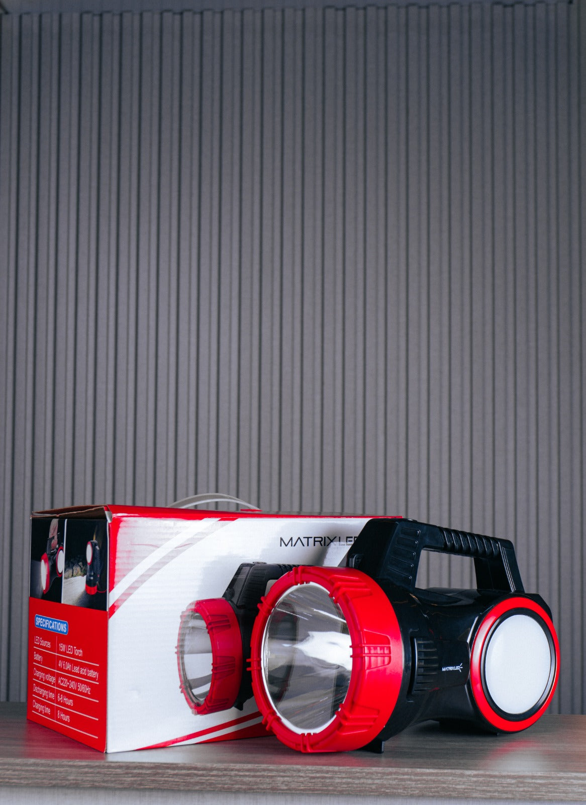 LINTERNA DE EMERGENCIA 10W BAT-4V 6AH